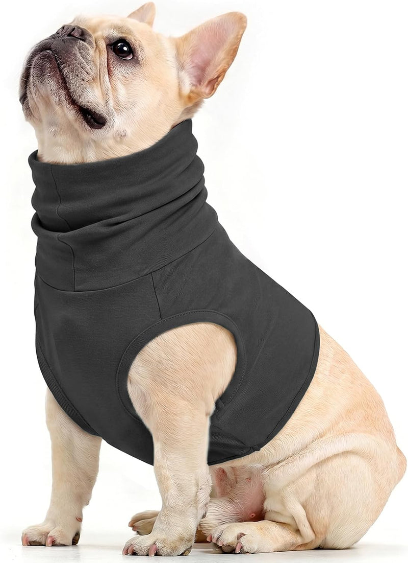 ROZKITCH Dog Neck Cover, Comfortable Bandage for Dogs Neck Stop Pets Scratching Sore Spots Darkgrey M