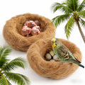Bird Nesting Material,100% Natural Coconut Fiber Bird Nest Bedding, 3.7oz，Safe&Soft Nesting Supplies for Hummingbirds, Canaries, Parakeets, Wild Birds | for Bird Cages, Nest Boxes, Outdoor Bird Houses