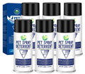 piutezo Cat Deterrent Spray Refill, Pet Spray Deterrent System, Motion Activated Cat System, Cat & Dog Odorless & Indoor, Up to 3 Feet Away, Pet Deterrent Spray Refill 6 Pack 23.34Oz