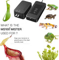 Automatic Reptile Misting & Humidifying System, Auto Rain Sprayer, 2 Nozzles, Auto Reptiles Mister for Terrariums, Chame