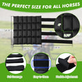 Ice Boots for Horse of 4 Ice Pack Wraps for Horse Leg, Black
