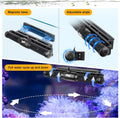 hygger Aquarium Wave Maker, 18W Adjustable Cross Flow Pump with LED Display Controller, Magnetic DC 24V Aquarium Powerhe