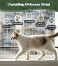 Cat Netting Balcony Balcony Netting for Pets 10x26ft Clear HDPE Mesh