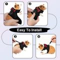 Guinea Pig Harness and Leash，2packs Guinea Pig Clothes Baby Ferret Rats Hamster Soft Mesh Harness Leash for Decoration，H