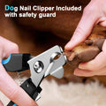 Dog Nail Grinder, Dog Nail Trimmers, and Clippers Kit with 2 LED Lights. Super Quiet Electric Pet Nail Grinder, Rechargeable, for Small, Medium, and Large Dogs & Cats, 2 Diamond Grinding Wheels.
