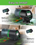 Automatic Fish Feeder for Aquarium Easy Setup & 4 Timers Black