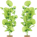 2 Pack 14 Inch Silk Aquarium Plants for Small Tank for Betta Fish