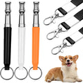 3 Pcs Ultrasonic Dog Whistle with Lanyard Professional Recall Dog Stop Barking Control Device Adjustable Ultrasonic Sile