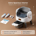Automatic Litter Box Self Cleaning for Multiple Cats