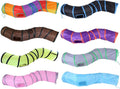 iCAGY Cat Tunnel for Indoor Cats Interactive, Rabbit Tunnel Toys, Pet Toys Play Tunnels for Cats Kittens Rabbits Puppies Crinkle Pop Up Rainbow 47" Shape S