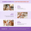 TIOUPI Cat Deterrent Spray – Natural Pheromone-Infused Anti-Scratch Spray for Cats & Kittens, Stops Urine Marking & Scratching, Safe for Indoor & Outdoor Use, Furniture & Carpet Protection, 150ml