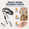 2 Pack Dog Whistle, Adjustable Dog Whistle to Stop Barking