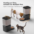 Automatic Dog Feeder - 8L/34 Cups Large Capacity Automatic Cat Food Dispenser with LCD Screen, Large Food Tray, Battery 