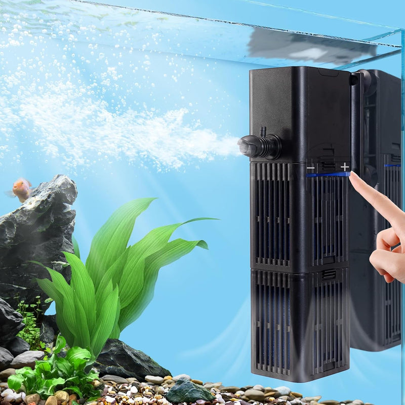 TARARIUM Aquarium Filter for Fish Tank, 4-in-1, Medium fit 20-75gal