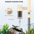 AKKEE Aquarium Vacuum Gravel Cleaner: 18W Gravel Vacuum for Fish Tank with Strong Suction for Automatic Change Water, Re