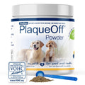 ProDen PlaqueOff Powder for Pets - Cat & Dog Breath Freshener - Plaque & Tartar Remover for Pet Oral Care - 180g