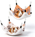 Guinea Pig Hammock, Hanging Corner Pet Rat Hammock with Hooks
