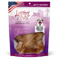 Loving Pets - Be Chewsy Pig Ear Alternative for Dogs Pig Ear Dog Treats for Small, Medium & Large Dogs (4 Pack)