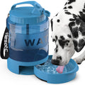 Dog Water Bowl Dispenser 77oz, Large Pet Dog Water Bottle Portable with Pull-Out Travel Water Bowl for Dogs, Portable Wa