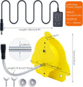 Bird Heater for Parakeets, Warm Bird Perch Stand, Yellow, Small