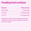 Amazon Basics Dog Hip & Joint Daily Supplement Chews with Glucosamine, MSM, and Vitamin C, Duck Flavored, 120 Count (Previously Solimo)