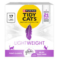 Purina Tidy Cats LightWeight With Glade Clean Blossoms Multi-Cat, Clumping, Low Dust, Scented Cat litter - 17 lb. Box