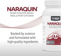 Nutramax Laboratories NARAQUIN™ Dietary Phosphate Binder + Renal Support Supplement for Cats & Dogs,60 Count (Pack of 2)