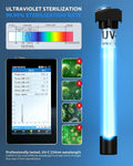 SEAOURA UV Aquarium Filter with Timer For20-40Gal Fish Tank Quiet Operation