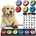 6 Pcs Dog Talking Button Set, Dog Buttons for Communication 30s Voice Recording Speaking Button Pet Speech Training Buzz