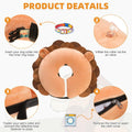 KOOLTAIL Inflatable Dog Cone Collar Alternative After Surgery, M+