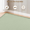 Cat Food Mat Extra Large Silicone Pet Bowl Mat 40''x28''