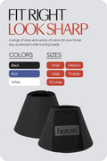 HORZE Pro Overreach Bell Boots for Horses, Neoprene Pair Horse Bell Boots