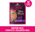 Wellness CORE Small Breed Mini Meals Chunky in Gravy Adult Wet Dog Food, Grain Free, Natural, Chicken Entrée Recipe, 3 o