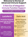 X100BEST Lactoferrin & Sialic Acid for Dogs & Cats – with Astragalus Polysaccharides & BB536 Probiotics, Immune & Digestive Support for Senior Pets & Weaning Puppies/Kittens, 90 Softgels