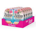 INABA Twins for Cats, Shredded Chicken & Broth Gelée Side Dish/Topper Cups with Green Tea Extract, 1.23 Ounces per Serving, 12 Servings, Tuna & Chicken with Scallop Recipe
