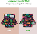 CuteBone Female Dog Diapers Halloween with Skirts 3 Pack Reusable Puppy Dresses Pants for Heat Cycle Period