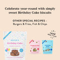 Bocce's Bakery Birthday Cake Flavor Crunchy Biscuits Dog Treats, 5 oz