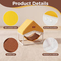 Guinea Pig Hammock with Stand,Hamster Hideout House