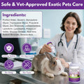 Topical Solution for Rabbits, Guinea Pigs & Exotics, Relieves Ear & Skin Infections, Scratching & Wounds, for Hamsters, 