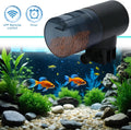 WiFi Automatic Fish Feeder (2.4GHz Only), Smart Fish Feeder with Timer & App Control, 3 Ports Dry Food Dispenser for Aqu