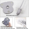 2 Pack Turtle Brush with Suction Cup, Tortoise Shell Cleaner Scratch Tool