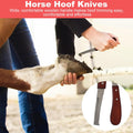 8Pcs Farrier Hoof Tool Kit, Horse Hoof Trimming Tools, For Horses Cattle