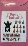 CBM Dog Party Hat Set - Dog Birthday Hats and Crowns - 11pcs