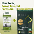 VetriScience 27+ Active Health Chewable Tablets for Cats, Fish