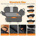 URPOWER 4 in 1 Dog Car Seat Cover for Back Seat, Waterproof Dog Hammock with Mesh Window and Side Flap Pet Car Seat Protector Dogs Backseat Cover for Cars, SUVs & Mid-Size Trucks