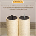 2 Root Cat Scratching Post Replacement 17.72x3.54 Cat Tree Scratch Post Replacement Natural Sisal Pole Cat Scratch Post 