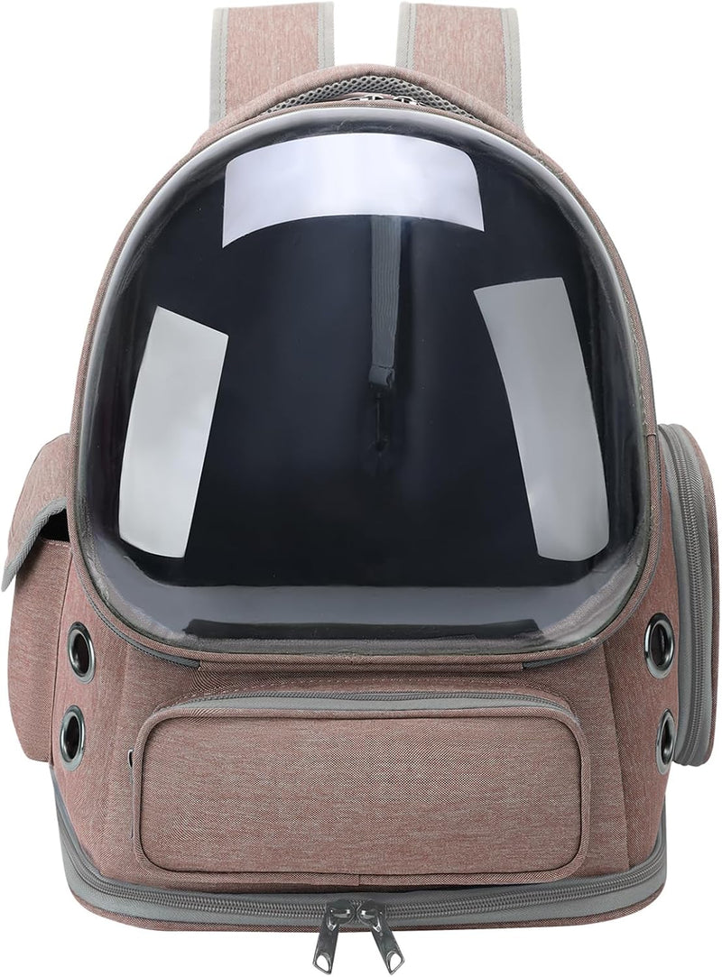 Cat Backpack Carrier for Cats and Small Dogs, Breathable Cat Bubble Backpack, Airline Approved Pet Travel Carrier for Hi