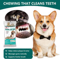 Natural Farm Cow Ears Dog Chews, Thick Cut Rawhide Alternative,120g