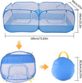 Jhua Small Animal Playpen Pet Cage Tent Large Chicken Run Coop 73"x36"x25"