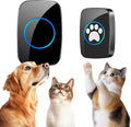 Edge Touch Dog Bell – Blk Wireless Dog Door Bell (1 Bell & 1 Chime)